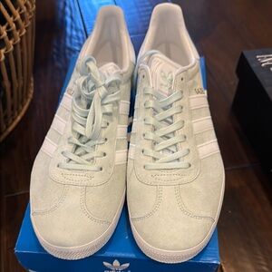 Adidas Pastel Blue Suede Sneakers
